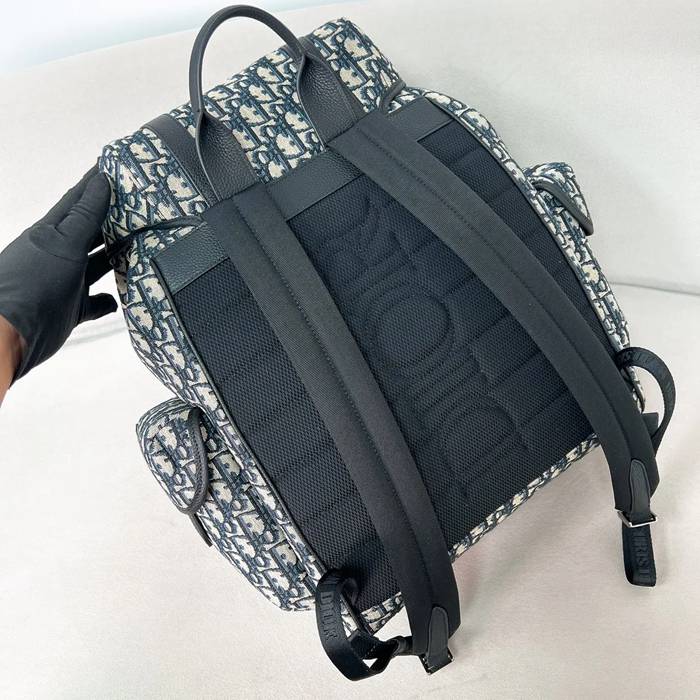 DIOR ヒットザロードフラップリュック モノグラム サイズ:43x33x16cm