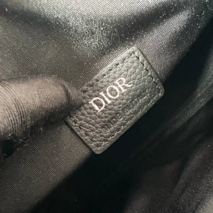 DIOR グラビティオールレザーサドルバッグ ブラック サイズ:27x5cm