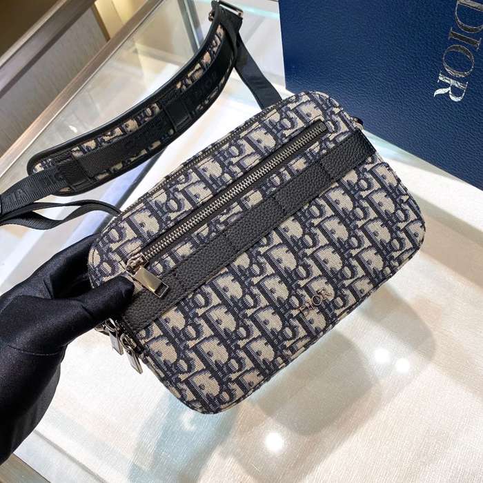 DIOR サファリメッセンジャー ベージュ×ブラック サイズ:22x15cm