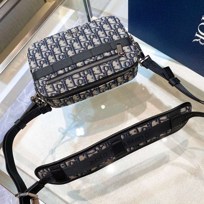 DIOR サファリメッセンジャー ベージュ×ブラック サイズ:22x15cm