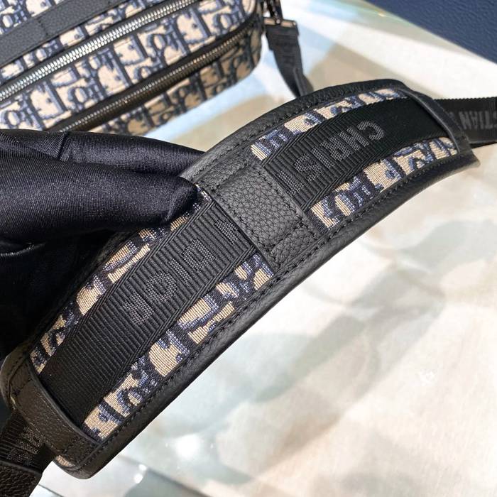 DIOR サファリメッセンジャー ベージュ×ブラック サイズ:22x15cm