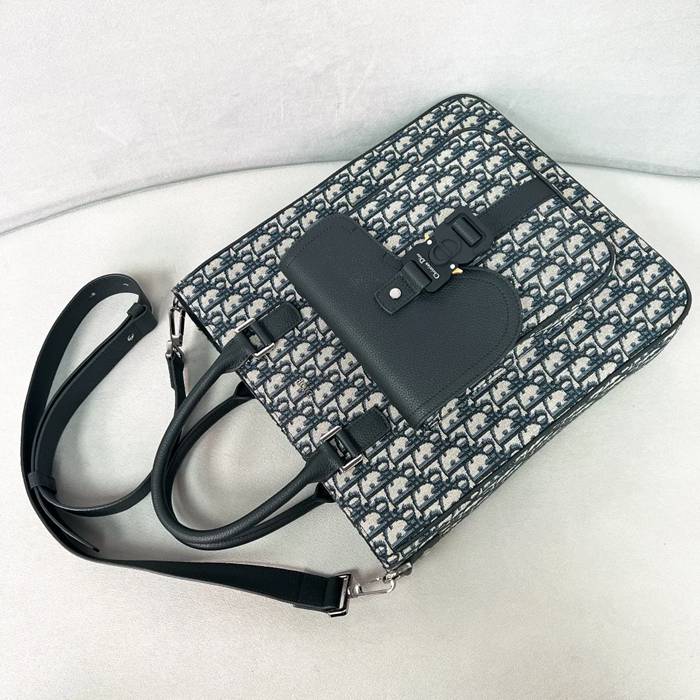 DIOR サドルトート ブリーフケース サイズ:36x32x13.5cm