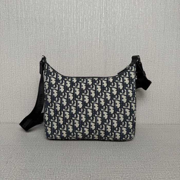DIOR クラシックモノグラム餃子バッグ ライダーソフト サイズ:25x22cm