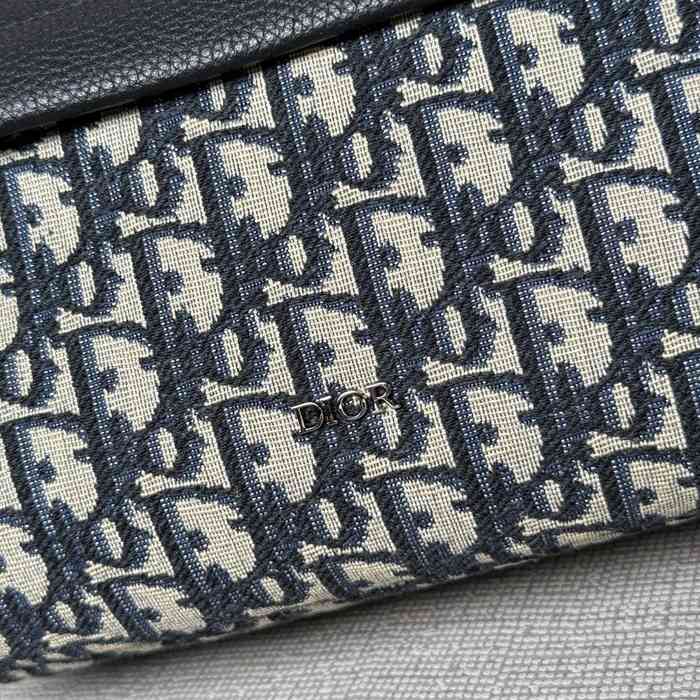 DIOR クラシックモノグラム餃子バッグ ライダーソフト サイズ:25x22cm