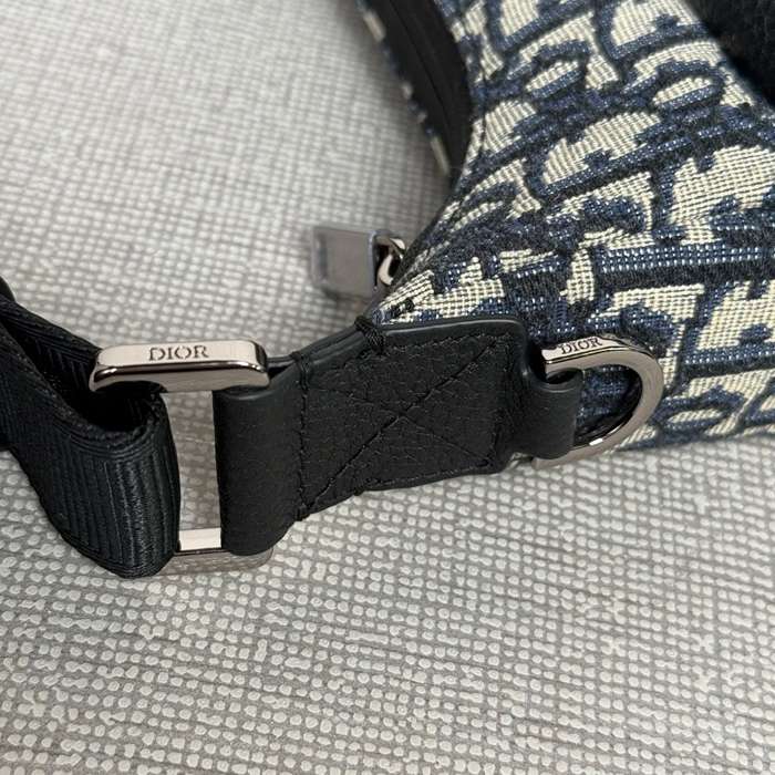 DIOR クラシックモノグラム餃子バッグ ライダーソフト サイズ:25x22cm