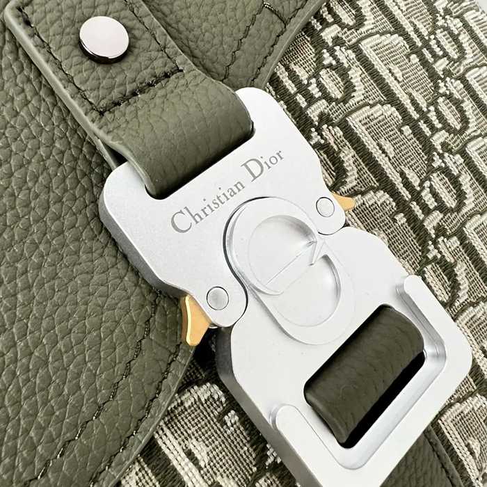 DIOR サドルメッセンジャー カーキ サイズ:23x18cm