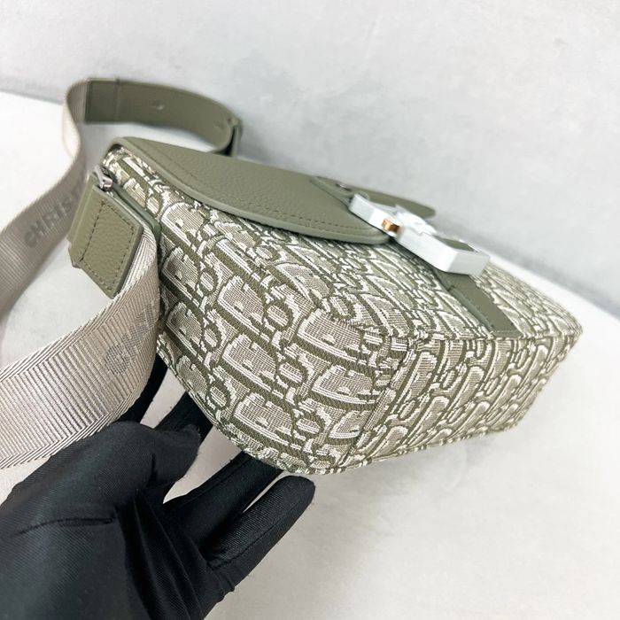 DIOR サドルメッセンジャー カーキ サイズ:23x18cm