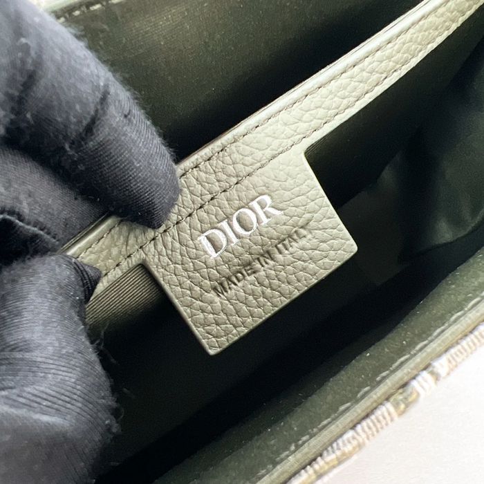 DIOR サドルメッセンジャー カーキ サイズ:23x18cm