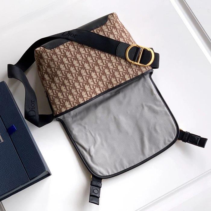 DIOR 1DBPO458YUS プリントフラップメッセンジャー ジェット サイズ:27x23x13cm