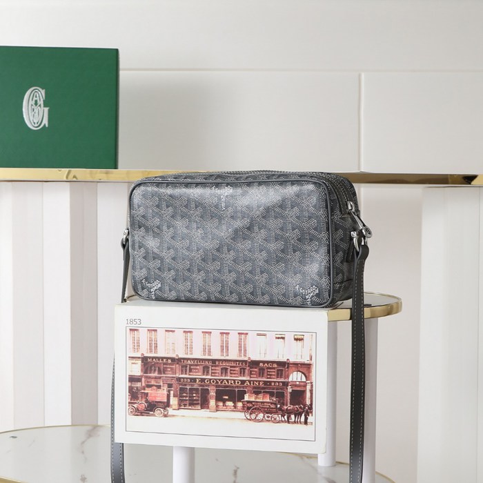 GOYARD カヴェールカメラバッグ グレー サイズ:22.5x13cm