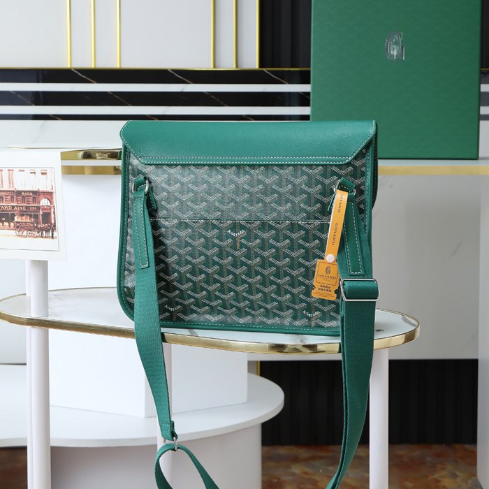 GOYARD クルシエメッセンジャー 緑 サイズ:32x25cm