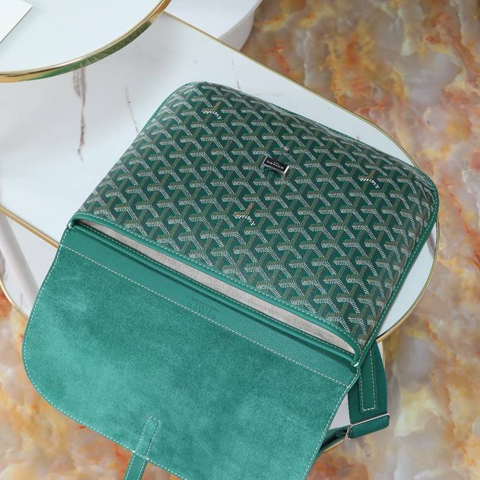 GOYARD クルシエメッセンジャー 緑 サイズ:32x25cm