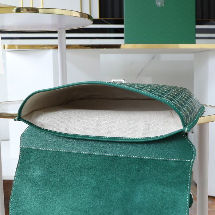 GOYARD クルシエメッセンジャー 緑 サイズ:32x25cm
