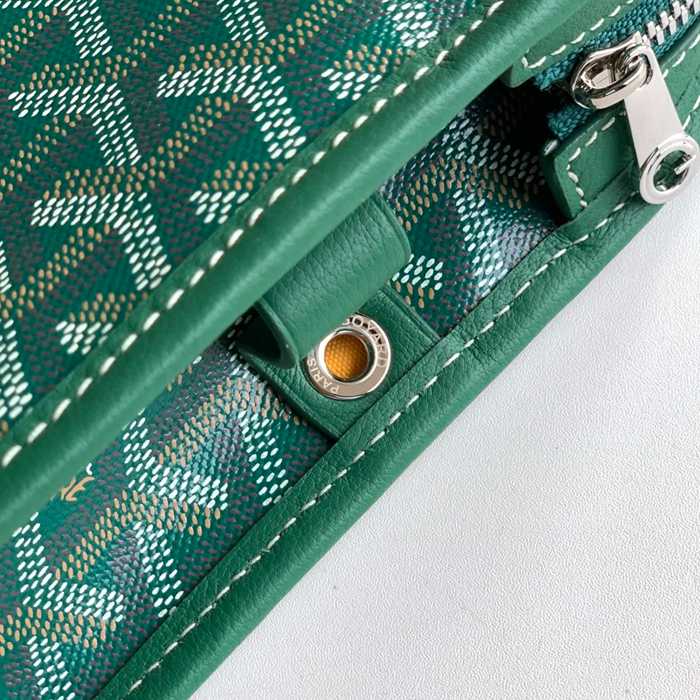 GOYARD ジュヴァンス 中洗面ポーチ 緑 サイズ:24.5x19cm