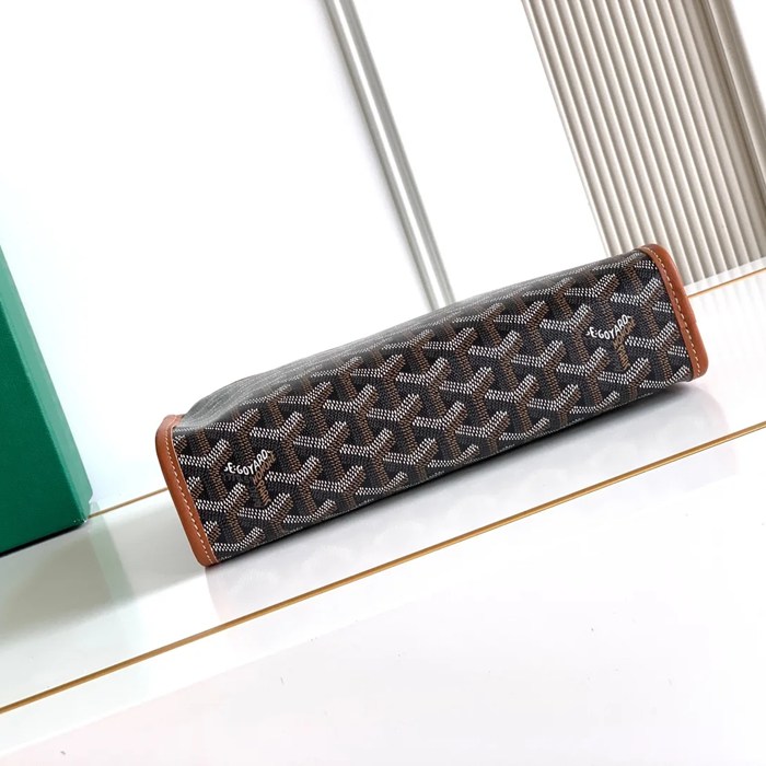 GOYARD ジュヴァンス 中洗面ポーチ 棕 サイズ:24.5x19cm