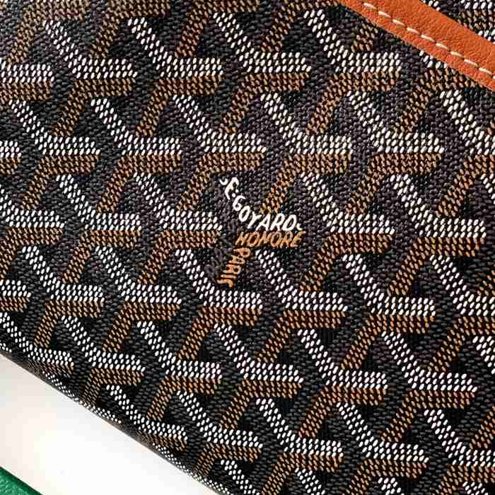 GOYARD ジュヴァンス 中洗面ポーチ 棕 サイズ:24.5x19cm