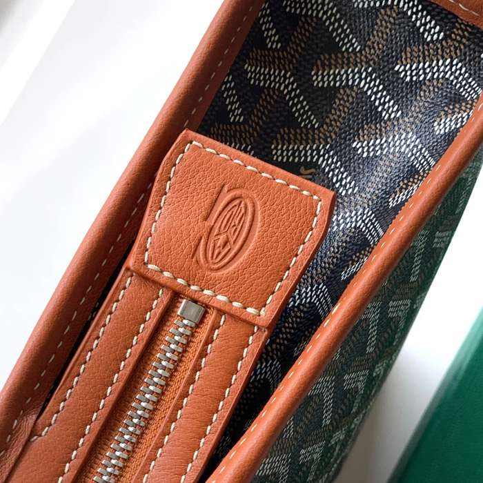GOYARD ジュヴァンス 中洗面ポーチ 棕 サイズ:24.5x19cm