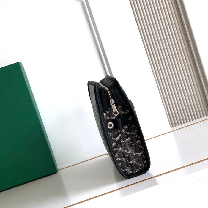 GOYARD ジュヴァンス 中洗面ポーチ 黒 サイズ:24.5x19cm