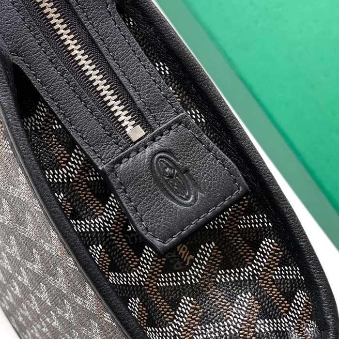 GOYARD ジュヴァンス 中洗面ポーチ 黒 サイズ:24.5x19cm