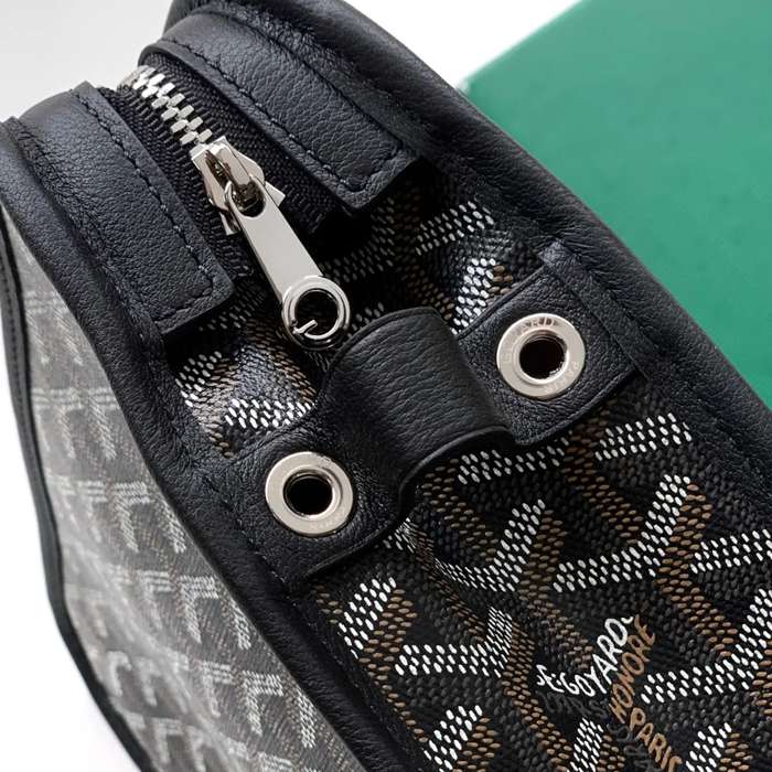 GOYARD ジュヴァンス 中洗面ポーチ 黒 サイズ:24.5x19cm