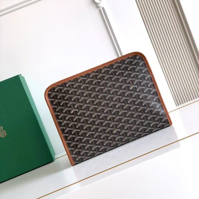 GOYARD ジュヴァンス 大洗面ポーチ 棕 サイズ:29.5x23x7.5cm