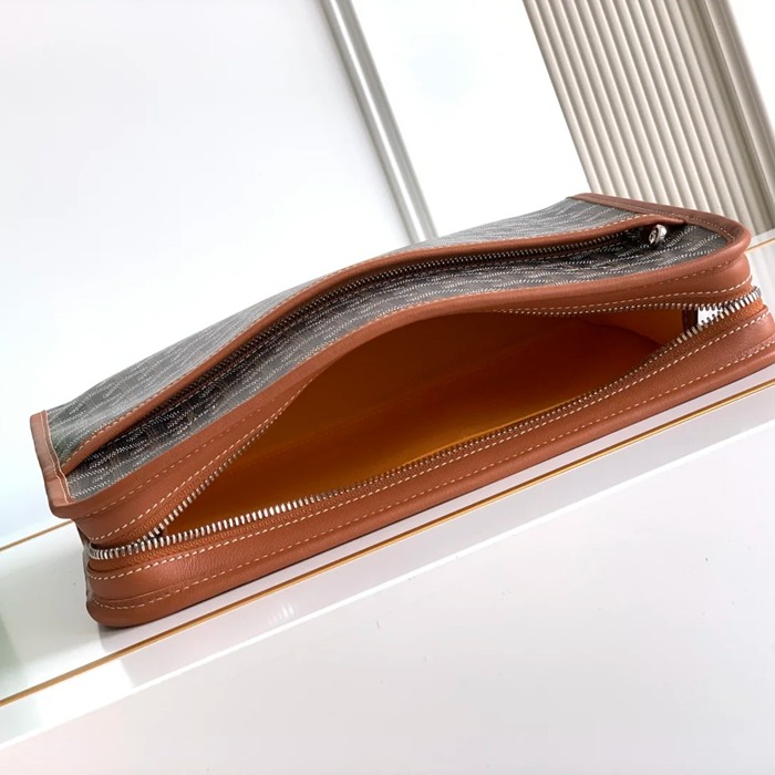 GOYARD ジュヴァンス 大洗面ポーチ 棕 サイズ:29.5x23x7.5cm