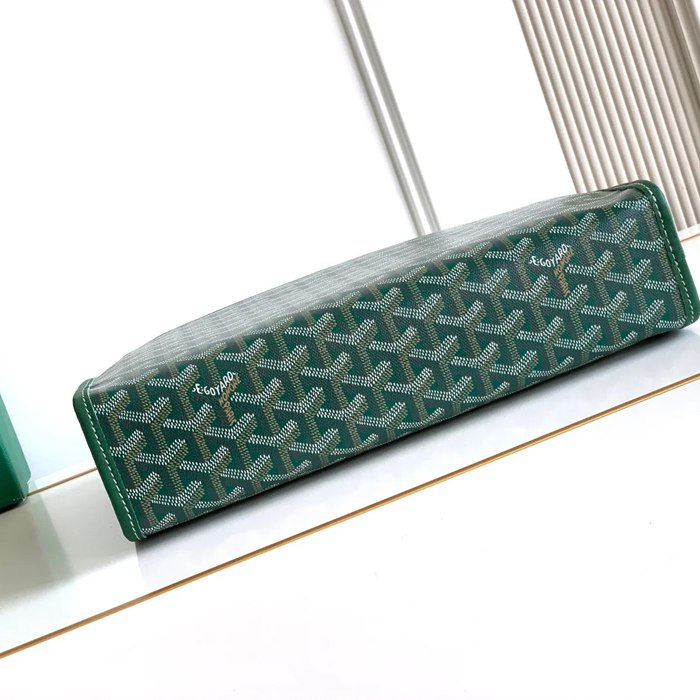 GOYARD ジュヴァンス 大洗面ポーチ 緑 サイズ:29.5x23x7.5cm