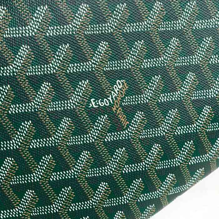 GOYARD ジュヴァンス 大洗面ポーチ 緑 サイズ:29.5x23x7.5cm