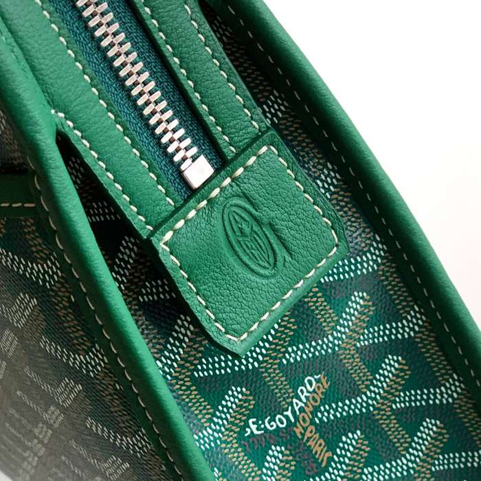 GOYARD ジュヴァンス 大洗面ポーチ 緑 サイズ:29.5x23x7.5cm