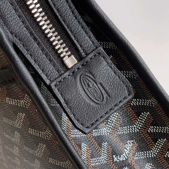 GOYARD ジュヴァンス 大洗面ポーチ 黒 サイズ:29.5x23x7.5cm