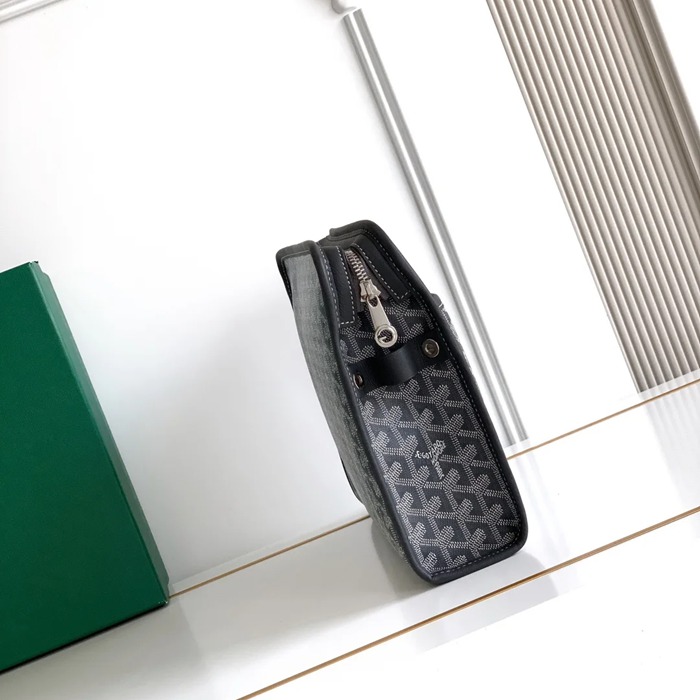 GOYARD ジュヴァンス 大洗面ポーチ グレー サイズ:29.5x23x7.5cm