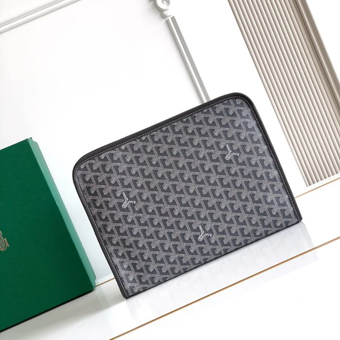 GOYARD ジュヴァンス 大洗面ポーチ グレー サイズ:29.5x23x7.5cm