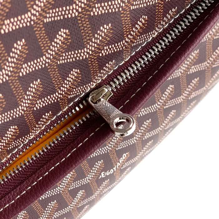 GOYARD ジュヴァンス 大洗面ポーチ ワインレッド サイズ:29.5x23x7.5cm