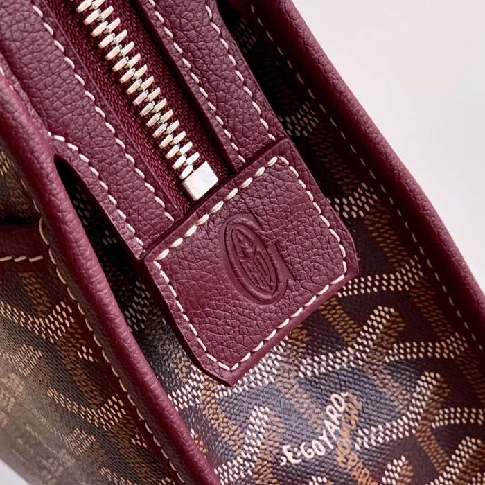 GOYARD ジュヴァンス 大洗面ポーチ ワインレッド サイズ:29.5x23x7.5cm