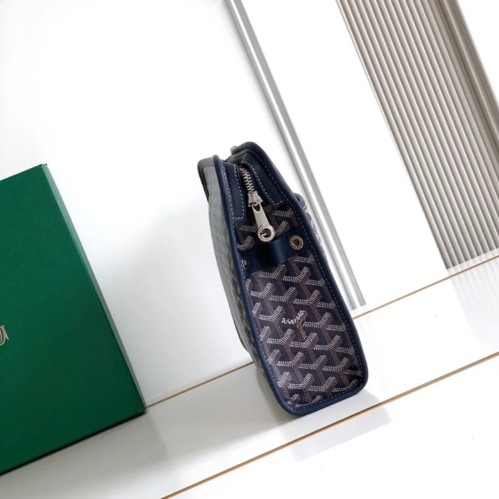 GOYARD ジュヴァンス 大洗面ポーチ 青 サイズ:29.5x23x7.5cm