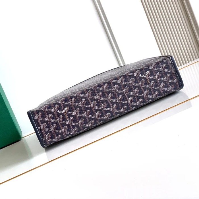 GOYARD ジュヴァンス 大洗面ポーチ 青 サイズ:29.5x23x7.5cm