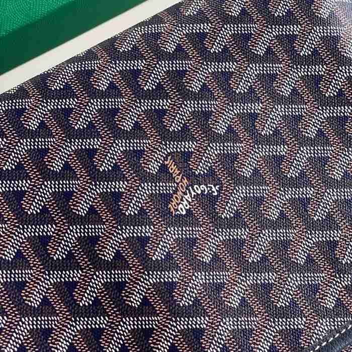 GOYARD ジュヴァンス 大洗面ポーチ 青 サイズ:29.5x23x7.5cm