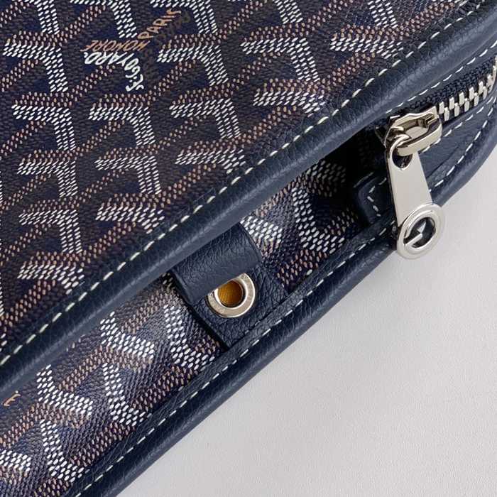 GOYARD ジュヴァンス 大洗面ポーチ 青 サイズ:29.5x23x7.5cm