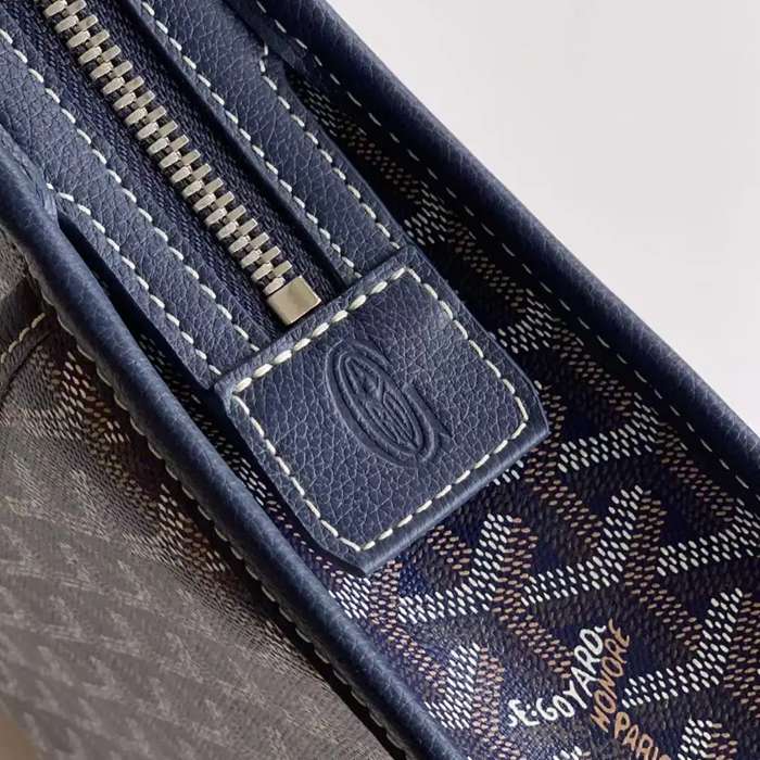 GOYARD ジュヴァンス 大洗面ポーチ 青 サイズ:29.5x23x7.5cm