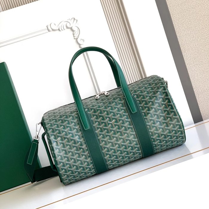 GOYARD バレル40 スポーツトラベルバッグ 緑 サイズ:40x23x23cm