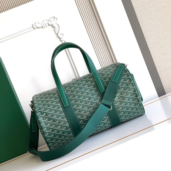 GOYARD バレル40 スポーツトラベルバッグ 緑 サイズ:40x23x23cm
