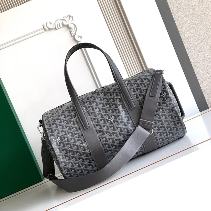 GOYARD バレル40 スポーツトラベルバッグ グレー サイズ:40x23x23cm
