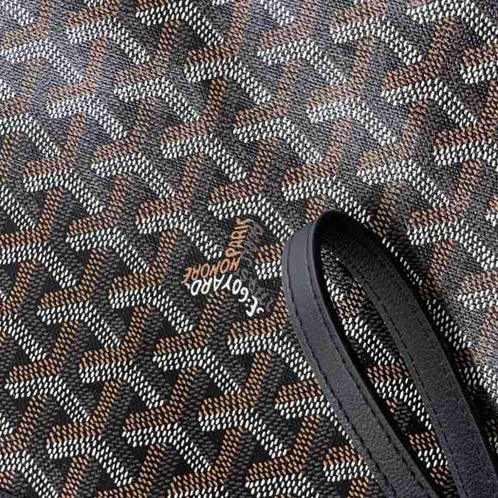 GOYARD コンティハンドバッグ 黒 サイズ:24x22x6.5cm