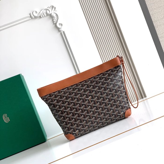 GOYARD コンティハンドバッグ 棕 サイズ:24x22x6.5cm