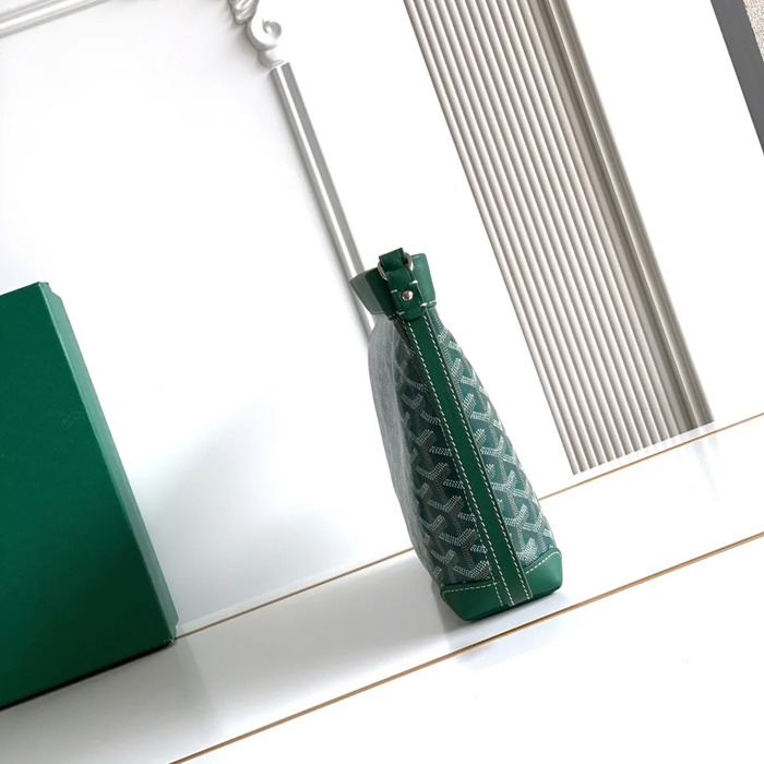 GOYARD コンティハンドバッグ 緑 サイズ:24x22x6.5cm