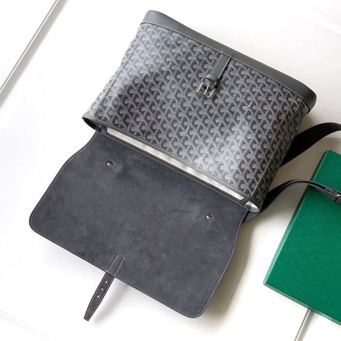 GOYARD シタディン 小メッセンジャー グレー サイズ:38x33cm