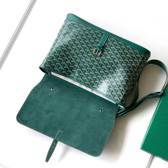 GOYARD シタディン 小メッセンジャー 緑 サイズ:38x33cm