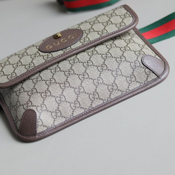 GUCCI GGシュプリーム タイガーウエストバッグ サイズ:24x16.5x3.8cm