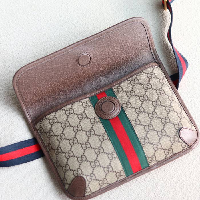 GUCCI オフィディア ウエストバッグ 黒灰 サイズ:23.9x17x3.6cm