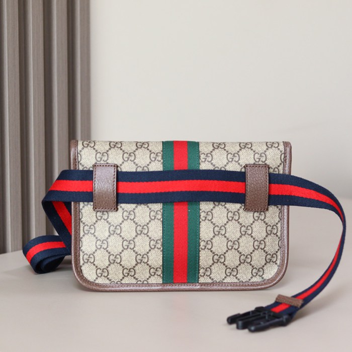 GUCCI オフィディア ウエストバッグ 黒灰 サイズ:23.9x17x3.6cm